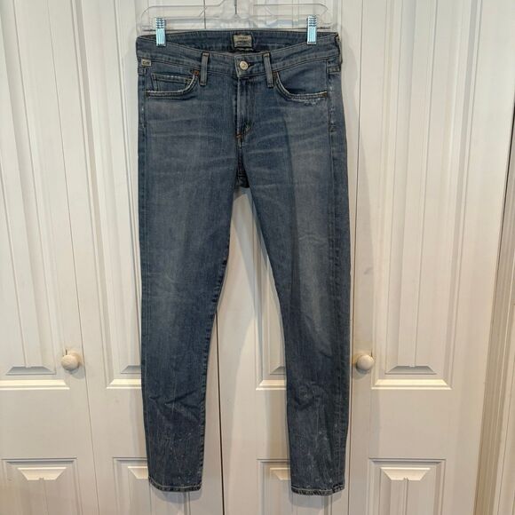 Citizens Of Humanity Low Rise Racer Skinny Jeans Size 27 - Picture 1 of 11